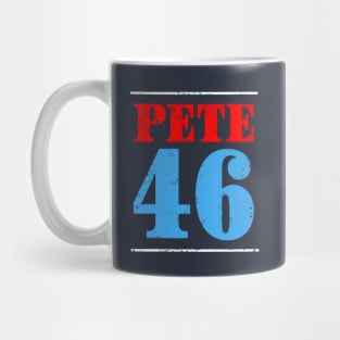 Mayor Pete Buttigieg could just become the 46th President in 2020. Distressed text version. Mug